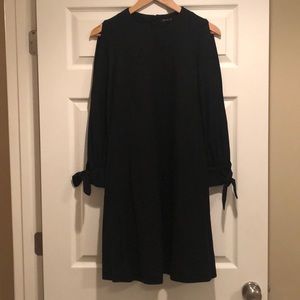 NWT Massimo Dutti Black Lon Sleeve Dress